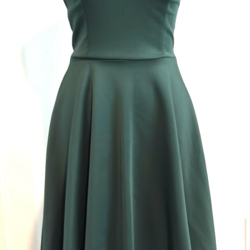 Lux Wave NWT Emerald Green High Low Dress S - Picture 15 of 16